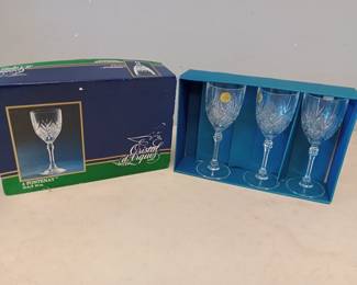 crystal stemware