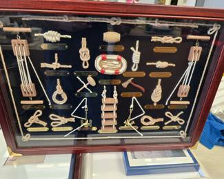 nautical framed display