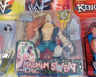Vintage wrestling action figures