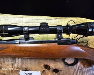 Ruger m77 308 rifle with Leupold scope , safe queen very nice