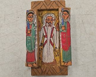 Ethiopian wooden religious collectibles