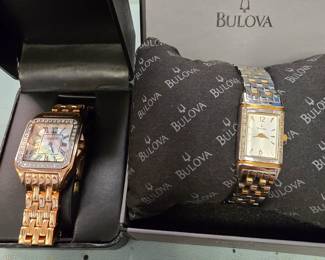 womens Bulova new in case and more