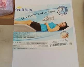 Leg elevation pillow. New.