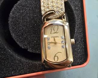 fossil womens watches new in case