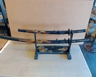 swords on stand