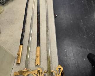 vintage dress swords