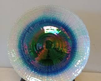 art glass plate
