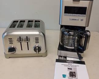New toaster and coffee pot