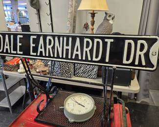 Dale Earnhardt dr porcelain street sign