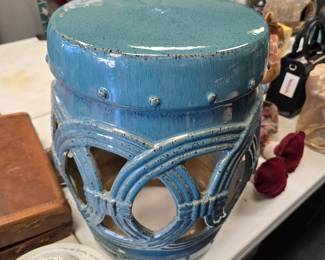 ceramic garden stool