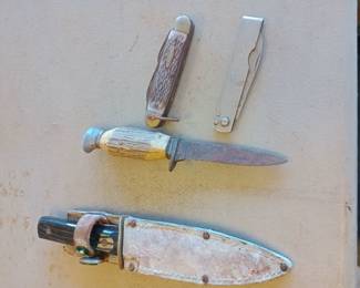 vintage pocket knives and fixed blades