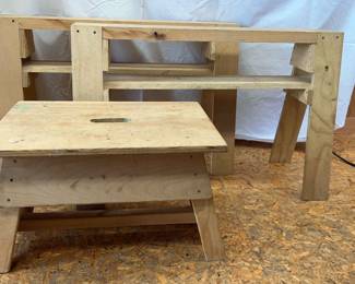 Saw Horse And Bench