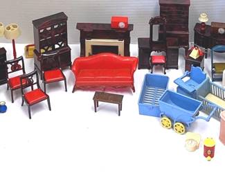 Vintage Dollhouse Furniture 