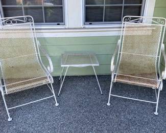 Patio Chairs and Table 