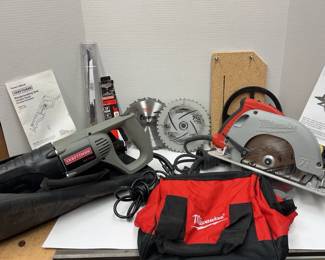 Milwaukee Circular Saw and Craftsman Reciprocating Saw