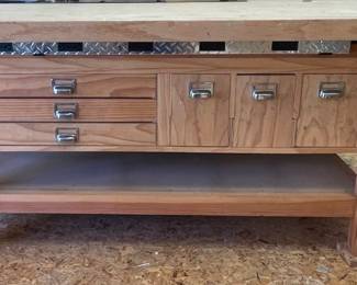 Large Wood Work Bench