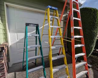 Werner, Davidson Fiberglass Step Ladders 