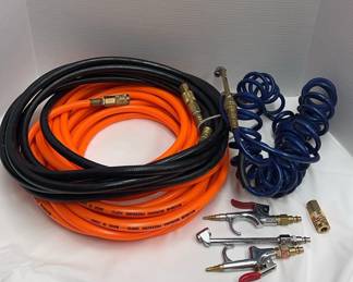 3 Compressor Hoses With Attachments