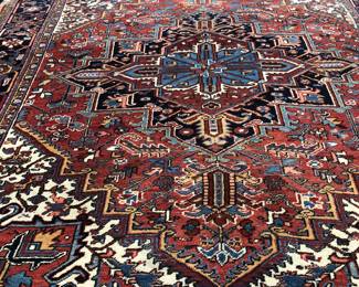 Beautiful Antique Persian Heriz size is 
10 by 8 ft in very good condition 
$2100