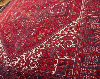 Very nice old Persian Heriz with rich colors size is 13 by 9.9 ft
Estate sales price only $2175