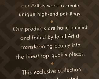 Art PD Gallery 100% Hand Painted and Foiled