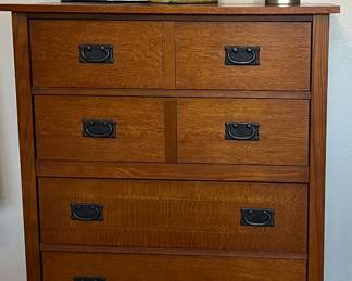 Bassett Mission Style Highboy