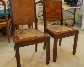 Pair of vintage side chairs