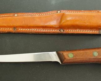 Western fish filet knife with sheath