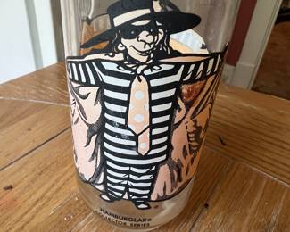 Vintage Hamburgler Glass