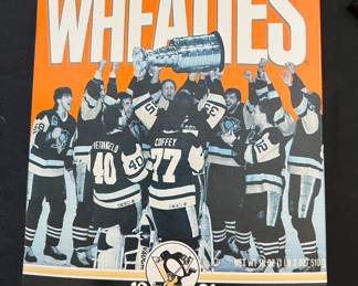 Collectible Wheaties - 1991 Penguins NHL Stanley Cup Champions