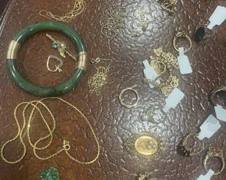 Jewelry, gold, silver