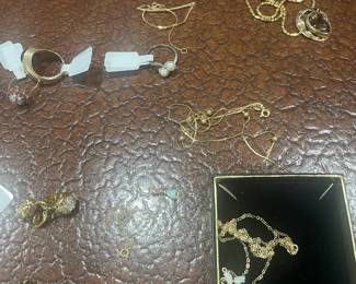 Jewelry, gold, silver