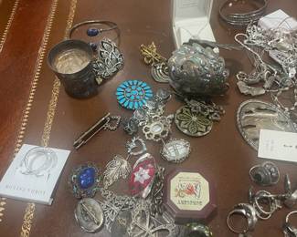 Jewelry, gold, silver