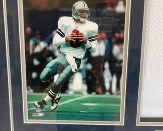 Close up of photo at the bottom of the frame