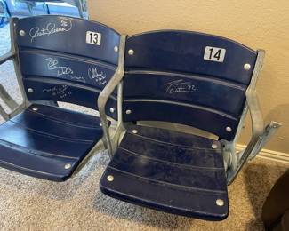 We have several Texas Stadium Seats signed. 