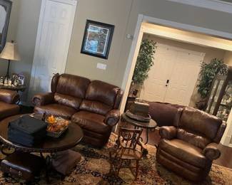 Two matching recliners