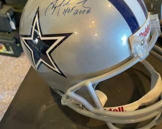Full Sized Helmet signed by Troy Aikman