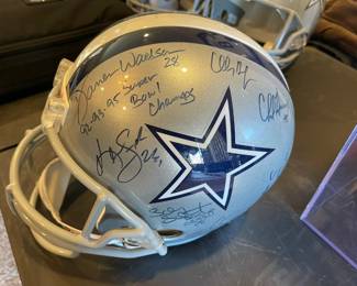 Multi-Signed full sized helmet. Close ups next 5 photos.