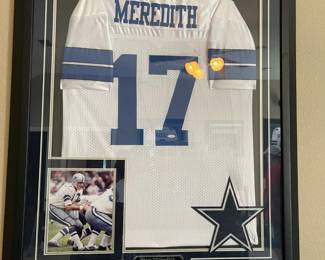 Dandy Don Meredith signed and framed Jersey!