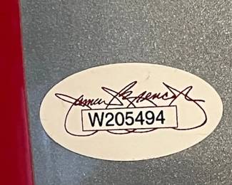 JSA James Spence Authentication # verifies this is a Roger Staubach Signed Helmet. 