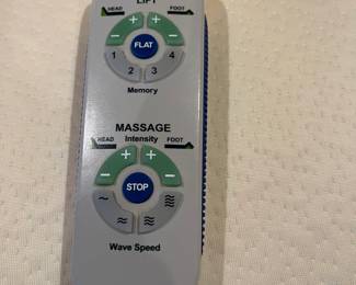 This is the remote for the Tempur-Pedic King mattress