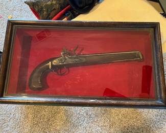 Black Powder in hanging Display Case
