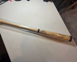 Ian Kinsler signed bat