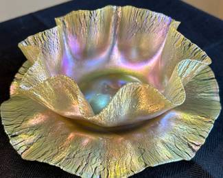 Tiffany Favrile Bowl and Underplate #2