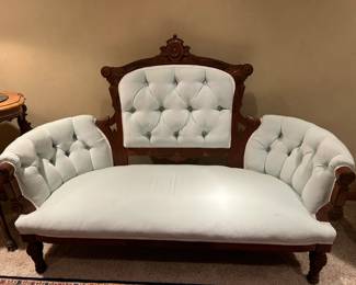 Victorian Eastlake Settee