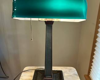 Verdelite Bankers Desk Lamp