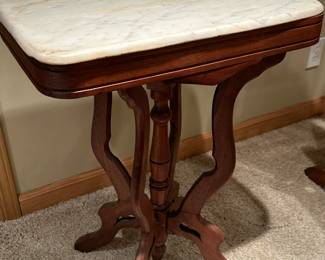 Marble Top Parlor Table