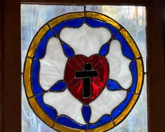 Hanging Stained Glass Window 