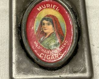 Muriel Cigars Metal Match Box 