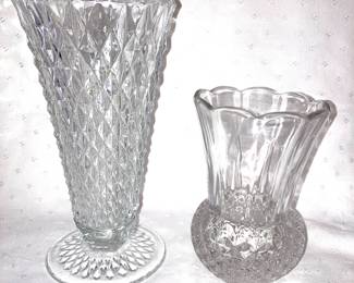 Crystal vases 